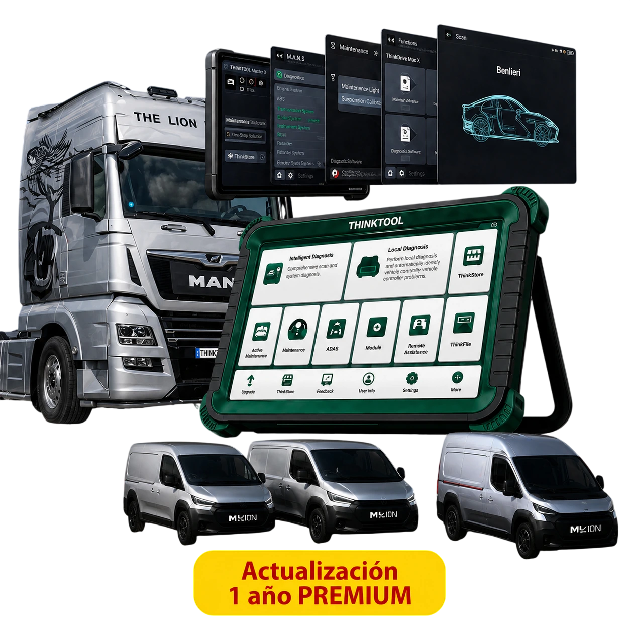 TRUCKS Y COMERCIAL - Actualización 1 año